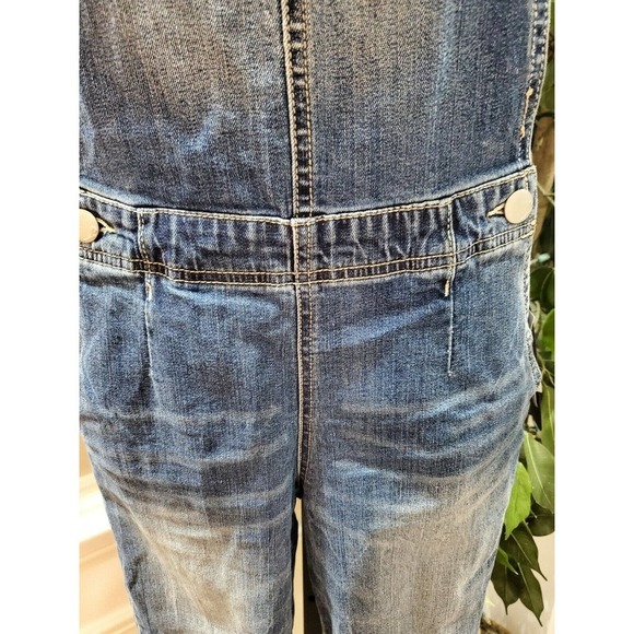 Dollhouse Women's Blue Denim Cotton Scoop Neck Casual Jeans Jumpsuit Size 3 - Picture 3 of 12